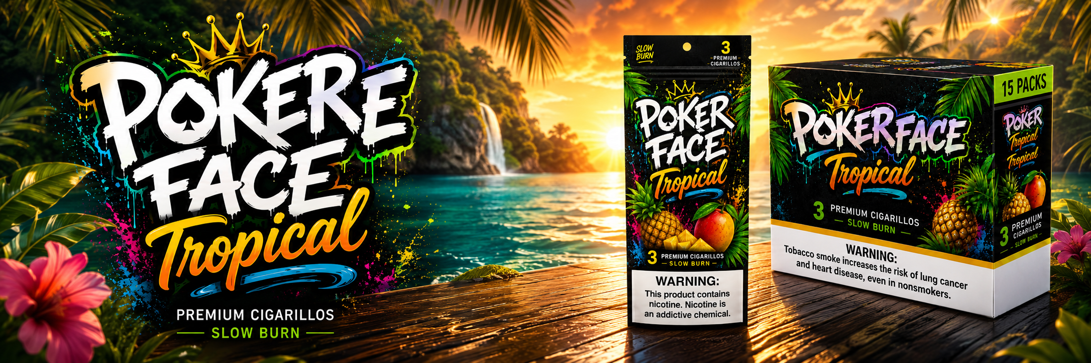 Poker Face Tropical Heat flavor